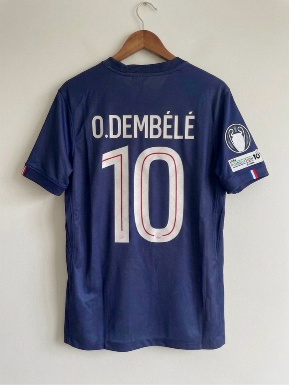 O. Dembele #10 PSG Paris Home Jersey 25/26 Champions League Size Medium